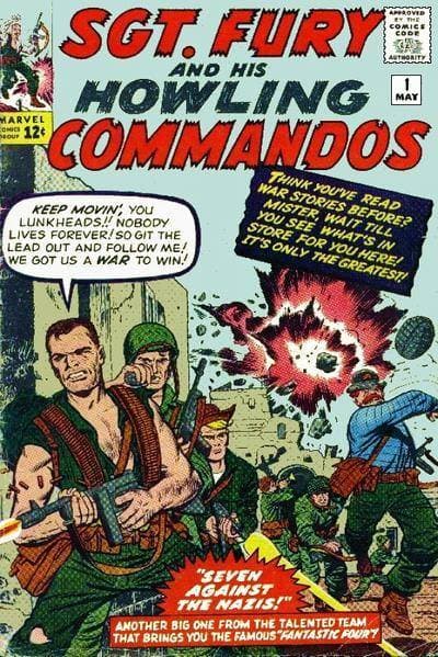 Nick Fury — first appearance cover