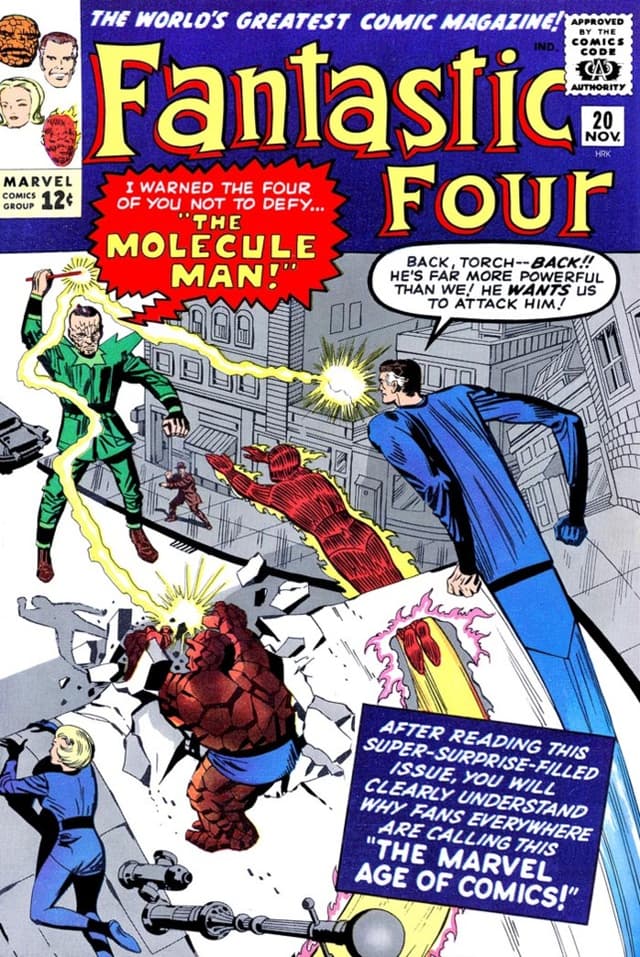 Molecule Man — first appearance cover