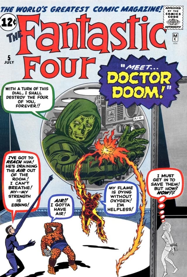 Doctor Doom — first appearance cover