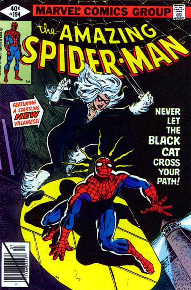 Black Cat — first appearance cover
