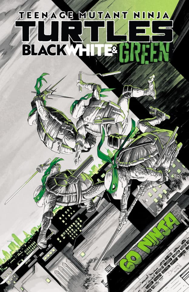 Teenage Mutant Ninja Turtles: Black, White, and Green #1