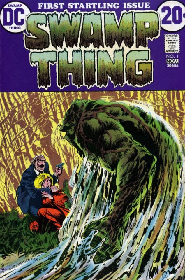 Alec Holland — first appearance cover