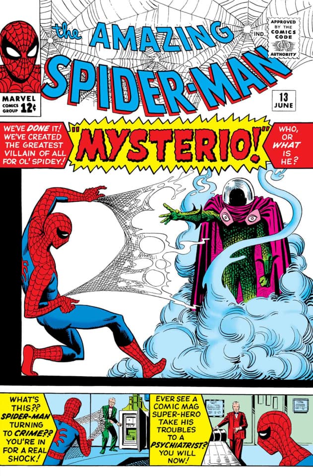 Mysterio — first appearance cover