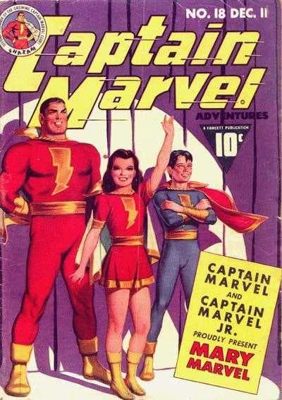 Mary Marvel — first appearance cover