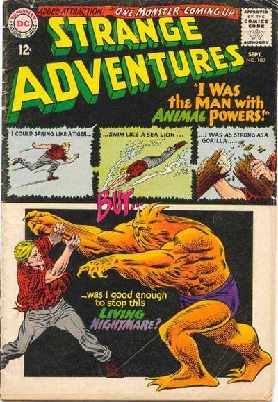 Animal Man — first appearance cover
