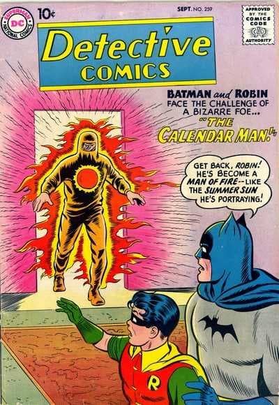 Calendar Man — first appearance cover