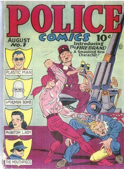 Plastic Man — first appearance cover