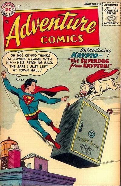 Krypto — first appearance cover