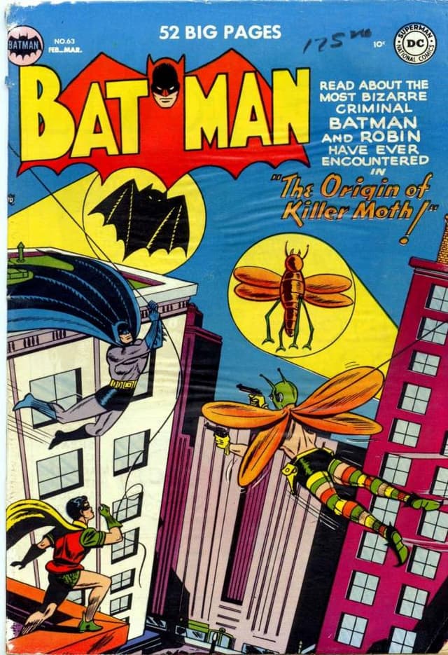 Killer Moth — first appearance cover