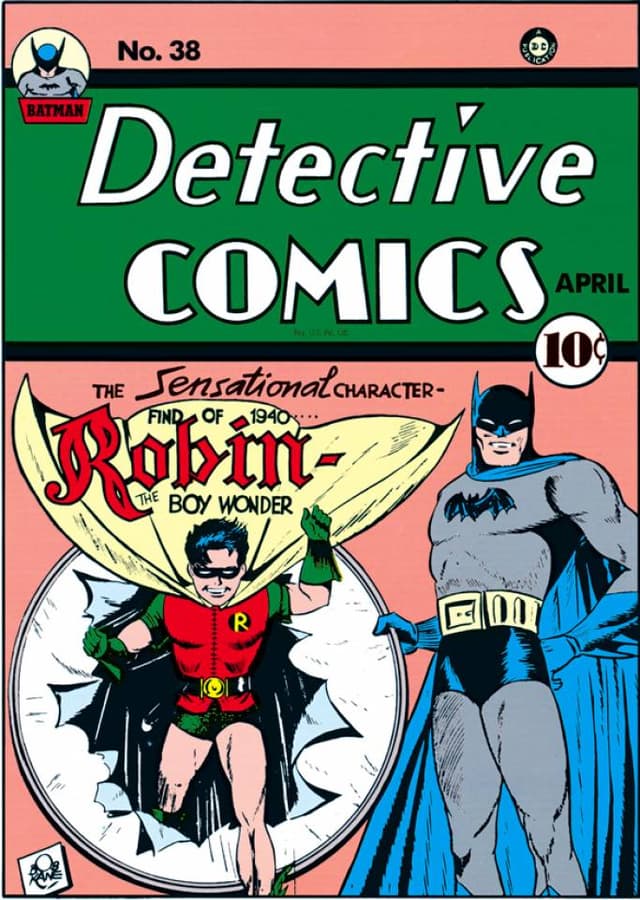 Dick Grayson — first appearance cover