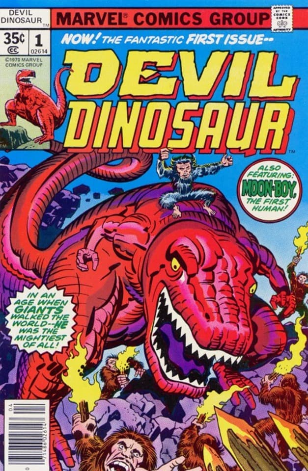 Devil Dinosaur — first appearance cover
